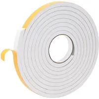 vidaXL Zelfklevende schuimtape 10 st Wit 15mm x 5m CR Schuim
