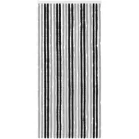 vidaXL Insecten Gordijn Chenille Grijs en Zwart 90 x 200 cm 100% PP
