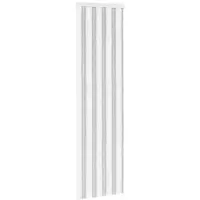 vidaXL Insecten Gordijn Chenille Lichtgrijs en wit 56 x 200 cm 100% PP