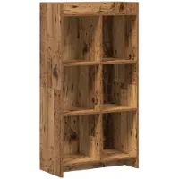 vidaXL Boekenkast Oud hout 59 x 30 x 111 cm Bewerkt hout