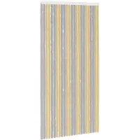 vidaXL Insecten Gordijn Chenille Grijs en Beige 100 x 200 cm 100% PP