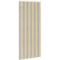 vidaXL Insecten Gordijn Chenille Grijs en Beige 100 x 230 cm 100% PP