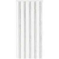 vidaXL Insecten Gordijn Chenille Lichtgrijs en wit 90 x 200 cm 100% PP
