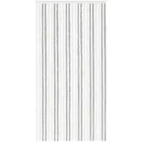 vidaXL Insecten Gordijn Chenille Lichtgrijs en wit 100 x 200 cm