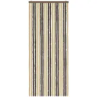 vidaXL Insecten Gordijn Chenille Donkerbruin en Beige 90 x 220 cm