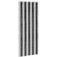 vidaXL Insecten Gordijn Chenille Grijs en Zwart 90 x 220 cm 100% PP