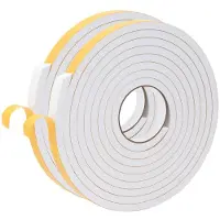 vidaXL - Zelfklevende - schuimtape - 2 - pcs - Wit - 15mm - x - 5m - CR - Schuim