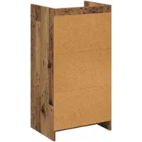 vidaXL Schoenenkast met lade Oud hout 48 x 36 x 92 cm Bewerkt hout