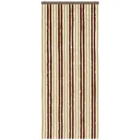 vidaXL Insecten Gordijn Chenille Bruin en Beige 90 x 220 cm 100% PP