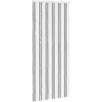 vidaXL Insecten Gordijn Chenille Grijs en wit 100 x 230 cm 100% PP