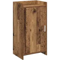 vidaXL Schoenenkast met opslag Oud hout 48 x 36 x 92 cm Bewerkt hout
