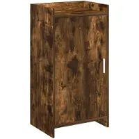 vidaXL Schoenenkast Gerookt eiken 48 x 36 x 92 cm Bewerkt hout