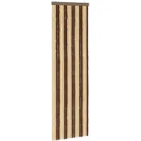 vidaXL Insecten Gordijn Chenille Bruin en Beige 56 x 185 cm 100% PP