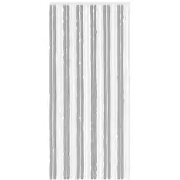 vidaXL Insecten Gordijn Chenille Grijs en wit 100 x 220 cm 100% PP