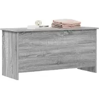 vidaXL Opbergkist Grijs Sonoma 100 x 40 x 50 cm Bewerkt hout