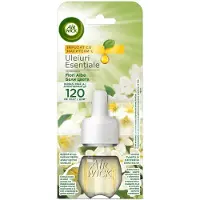 Air Wick - Luchtverfrisser Navulling - Essentiële Oliën - Freesia & Jasmijn - Elektrische Geurverspreider - 19 ml