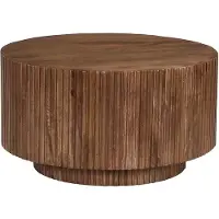 Molecule salontafel Victor lichtbruin - massief mangohout - 70 x 70 x 38 cm