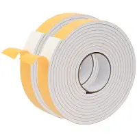 vidaXL Zelfklevende schuimtape 2 st Wit 30mm x 5m CR Schuim