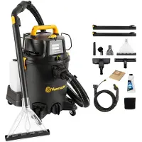 Vacmaster VK1323PFR 3-in-1 Sproei-extractiereiniger en Nat-/Droogzuiger, 1300 W, 23 L Tank, 6 L Reinigingsmiddeltank, voor Tapijt, Bekleding, Trappen en Auto-interieurs