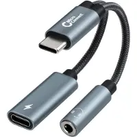 Microconnect MC-USBC-AUDIOCF video kabel adapter 0,13 m Zilver
