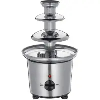 TIM. TIM Chocoladefontein-Chocoladefontein-Chocoladedruppels-Zilver-19cmx19cmx33cm