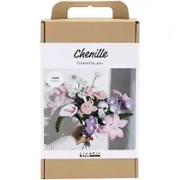 Creativ Company CC Hobbyset Bloemen van Chenilledraad Pastelkleuren