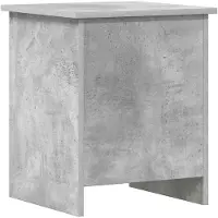 vidaXL Opbergkist met opslag Betongrijs 40 x 40 x 50 cm Bewerkt hout