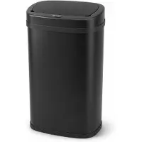 Five Stars TR301A - Prullenbak met Sensor - 60 Liter - Soft Close Deksel - Zwart