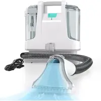TIM. Stoomreinigerbank - Stoomreiniger - Stoomreinigermeubels - 400W - 1100ml - Draagbaar - Wit/Grijs - ‎15cm x 29cm x 27cm