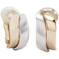 Traveller oorclips - mat/glans - bicolor - #155102
