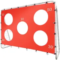 Kik Voetbaldoel met Oefenmat voor Kinderen - 215x153 cm