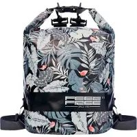 FeelFree Tube Tropical Dry Sack 15l Grijs,Blauw,Zwart