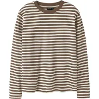 LMTD Shirt chocoladebruin / wit