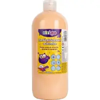 Strigo Plakkaatverf Beige 1000 ml - Hoge Kwaliteit voor Creatieve Projecten