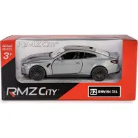 Daffi RMZ City BMW M4 CSL 2023 modelauto, schaal 1:32, grijs
