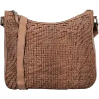 Hide & Stitches Inspired by illusion Shoulderbag brown