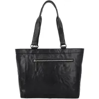 Hide & Stitches Westland Shopper black schoudertas dames