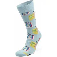 Happy socks Sokken Sardine Tin | Lichtblauw | Maat 41-46