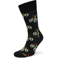 Happy socks Unisex Trick Bike Sock Black-Schoenmaat 41 - 46