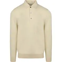 Profuomo Luxury basic polo met lange mouwen