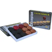 HOT Games Carrom-set, speelstenen, Champion-model