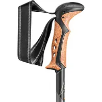 LEKI Wandelstok Khumbu Antishock Dark Anthracite Orange Black (110 - 145 cm)