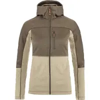 Fjällräven Vest Women Abisko Trail Fleece Fossil Suede Brown-XS
