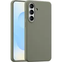 Accezz Liquid Silicone Backcover met MagSafe voor de Samsung Galaxy S26 Plus - Cooper Green