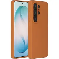 Accezz Liquid Silicone Backcover met MagSafe voor de Samsung Galaxy S26 Ultra - Oranje