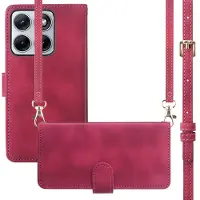 IMoshion Bookcase met koord voor de Motorola Edge 70 Fusion - Rood
