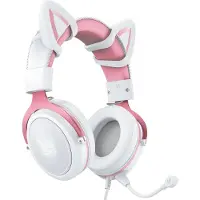 Onikuma X10 (Bedraad, Draadloze), Gaming headset, Roze, Wit