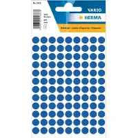 Herma Multipurpose-etiketten, Ø 8 mm, rond donkerblauw, permanent hechtend, om met de - 10 stuks