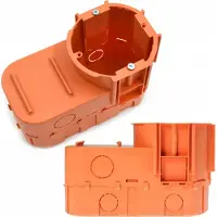 Pawbol A.0083 Serie - Inbouwdoos - Ø60mm - Diep - Oranje