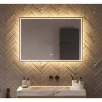Schaere - Badkamerspiegel - LED Verlichting - Spiegel Verwarming - Touch Sensor - Dimfunctie - 100x70 cm